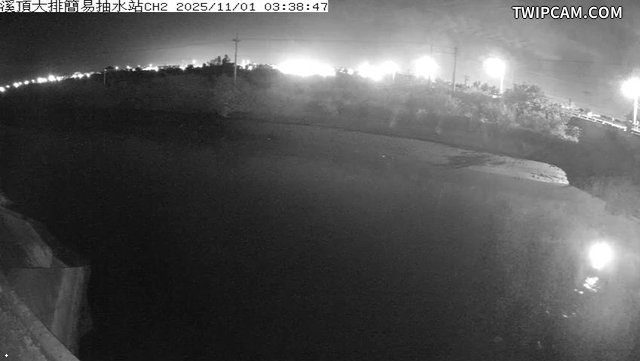 水利署水資源 雲林縣政府水利處 溪頂大排簡易抽水站CH2 距離4公尺