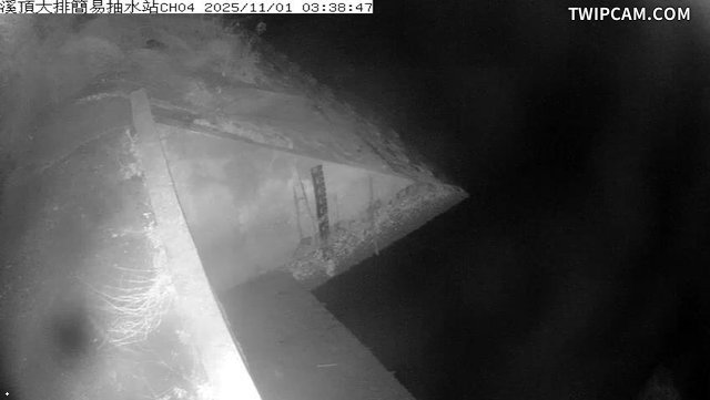 水利署水資源 雲林縣政府水利處 溪頂大排簡易抽水站CH4 距離4公尺