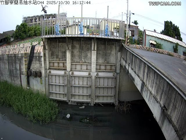 水利署水資源 雲林縣政府水利處 竹腳寮簡易抽水站CH4 距離1.3公里