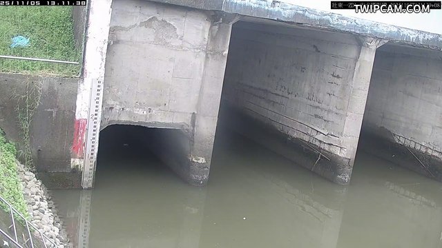 水利署水資源 第一河川分署 壯東第一大排水門內水位監視 距離2.4公里