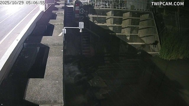 水利署水資源 臺南市政府水利局 菁寮橋水位影像 距離2.4公里