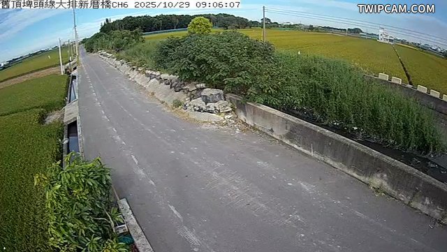 水利署水資源 雲林縣政府水利處 舊頂埤頭線大排新厝橋CH6 距離2.1公里