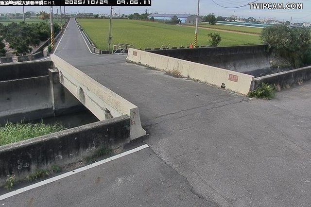 水利署水資源 雲林縣政府水利處 舊頂埤頭線大排新厝橋CH1 距離2.1公里