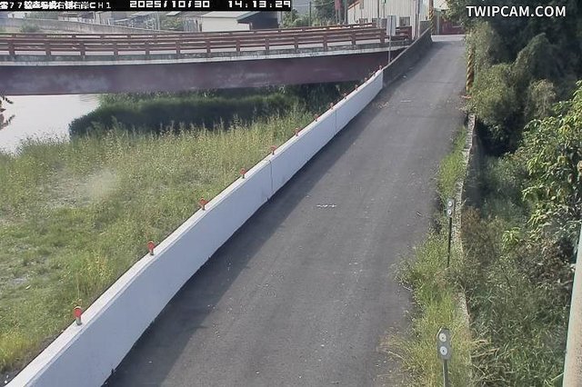 水利署水資源 雲林縣政府水利處 雲77線鹿場橋右側右岸CH1 距離1.4公里