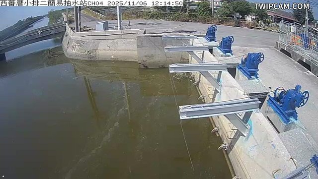 水利署水資源 雲林縣政府水利處 西蕃厝小排二簡易抽水站CH4 距離455公尺