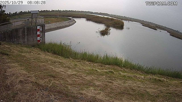 水利署水資源 臺南市政府水利局 港口滯洪池水位影像 距離424公尺