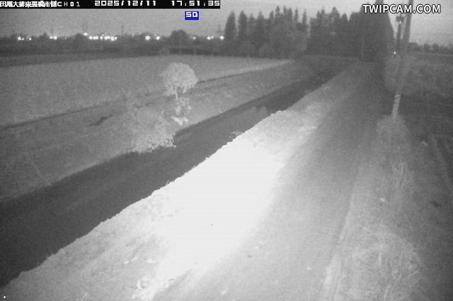 水利署水資源 雲林縣政府水利處 田尾大排來惠橋南側CH1 距離3.6公里