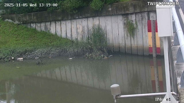 水利署水資源 第一河川分署 五結副閘排水防潮閘門內水位監視 距離1.3公里