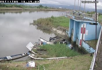 水利署水資源 第一河川分署 廍後第二中排水門外水監視 距離2.9公里