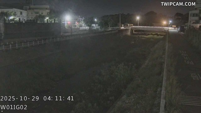 水利署水資源 台中市政府水利局 南山截水溝入流後(北勢溪)影像 距離1.7公里