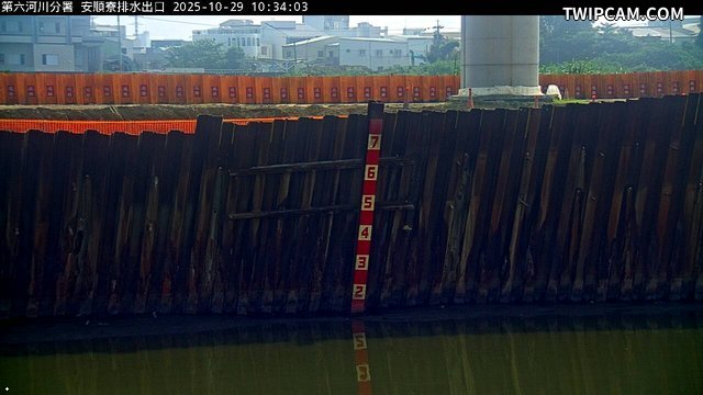 水利署水資源 水利署水利防災組 安順寮排水出口(水尺) 距離2.4公里