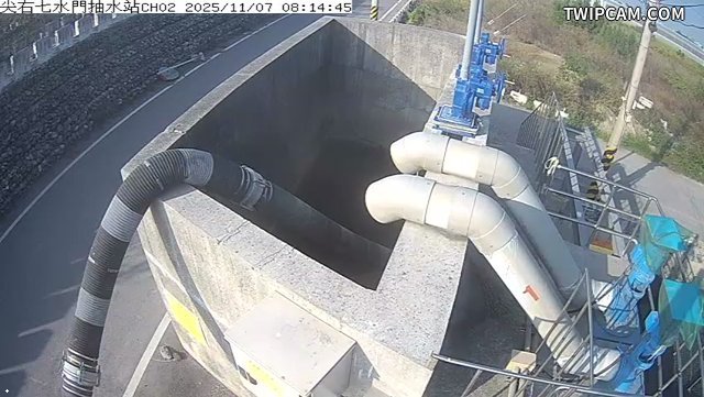 水利署水資源 雲林縣政府水利處 尖右七水門抽水站CH2 距離581公尺