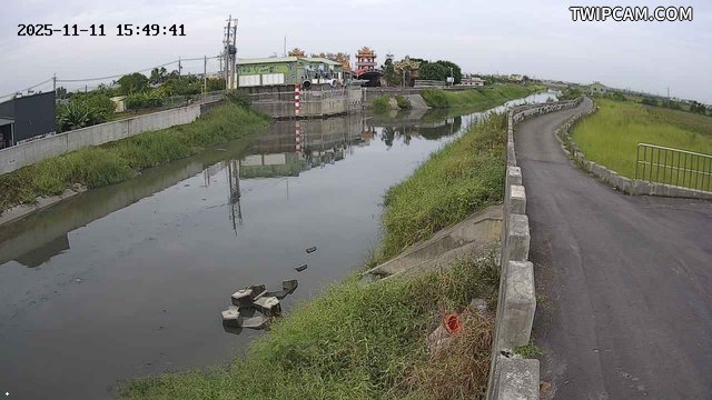 水利署水資源 臺南市政府水利局 小埤社區蓄洪池抽水平台(建置中) 距離5.6公里