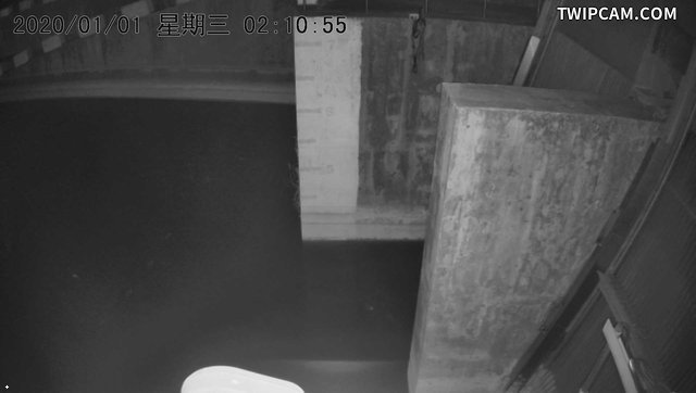 水利署水資源 臺南市政府水利局 三舍滯洪池水位影像 距離1.2公里