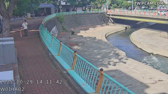 水利署水資源 台中市政府水利局 麻園頭溪下游影像 距離773公尺