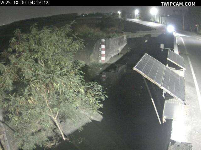 水利署水資源 臺南市政府水利局 天保厝橋水位影像 距離2.5公里