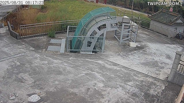 水利署水資源 臺南市政府水利局 將軍中排1號水門內水水位影像