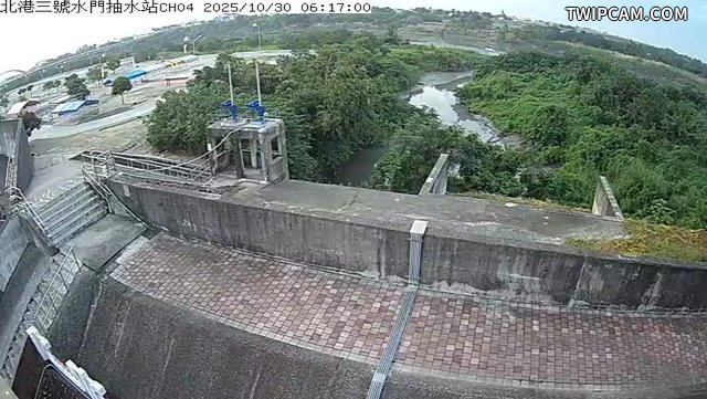 水利署水資源 雲林縣政府水利處 北港三號水門抽水站CH4 距離2.5公里
