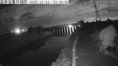 水利署水資源 第七河川分署 高屏溪萬丹堤防NO.85-94水門  距離419公尺