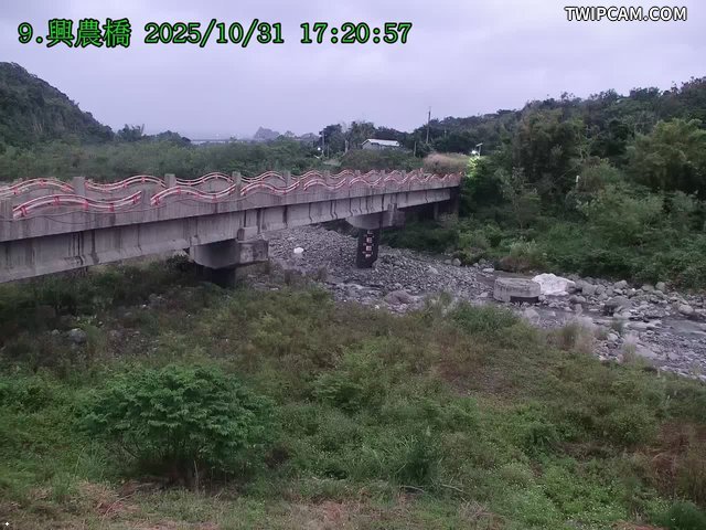 水利署水資源 臺東縣政府水利科 興農橋CCTV 距離3.0公里