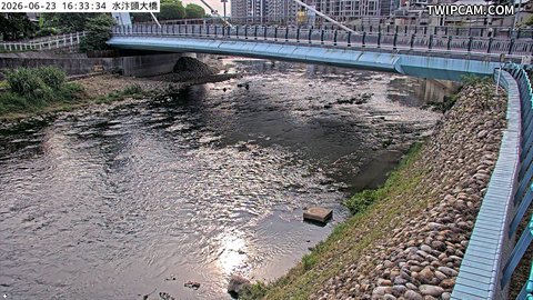 水利署水資源 桃園巿政府水務局(智慧防汛) 水汴頭大橋 距離705公尺