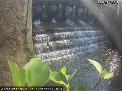 水利署水資源 第三河川分署 烏溪右岸頂勞胥路堤2K+177(水門) 距離1.4公里