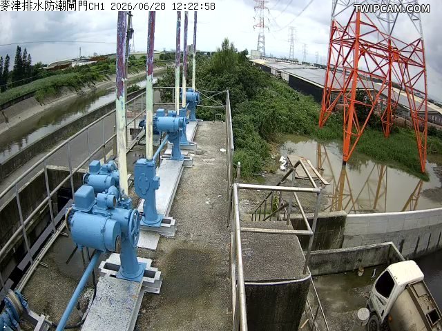 水利署水資源 雲林縣政府水利處 麥津排水防潮閘門 距離456公尺