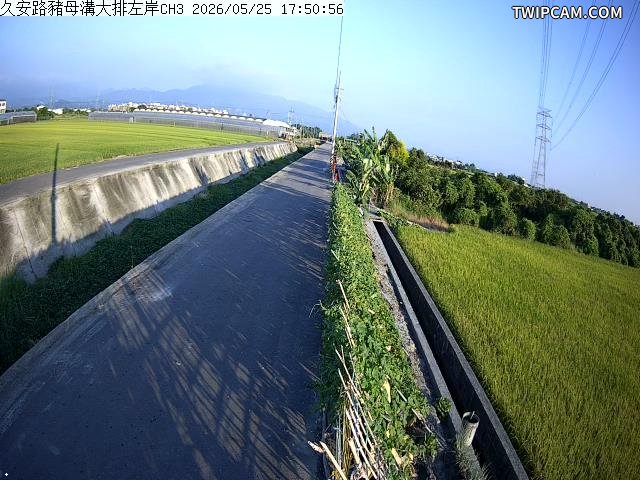 水利署水資源 雲林縣政府水利處 久安路豬母溝大排左岸 距離3.1公里