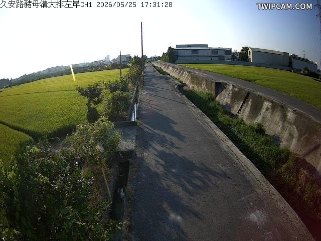 水利署水資源 雲林縣政府水利處 久安路豬母溝大排左岸 距離3.1公里