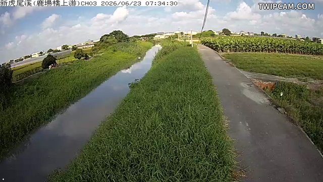 水利署水資源 雲林縣政府水利處 新虎尾溪(鹿場橋上游) 氣溫0℃