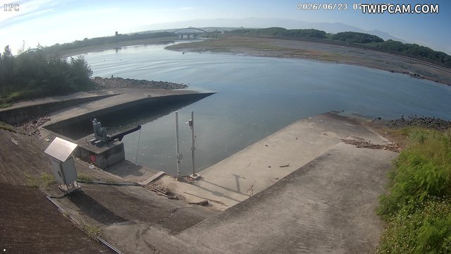 水利署水資源 第二河川分署 新竹市感潮段海埔地海堤 3K+583 氣溫0℃